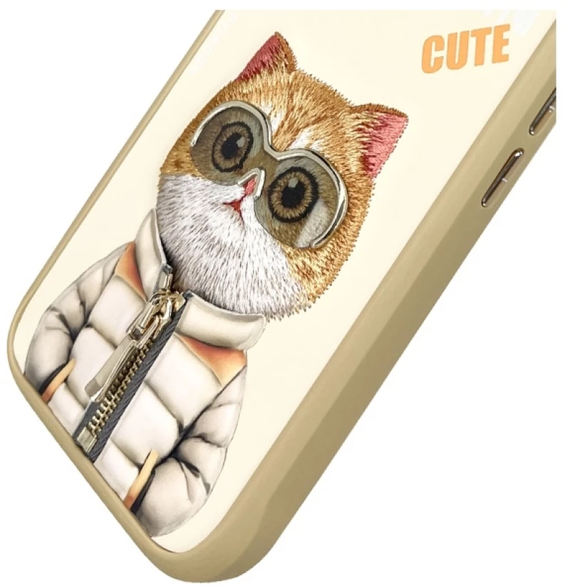 Nimmy Cool&Cute 2.0 Cat Case for iPhone 16 - Green
