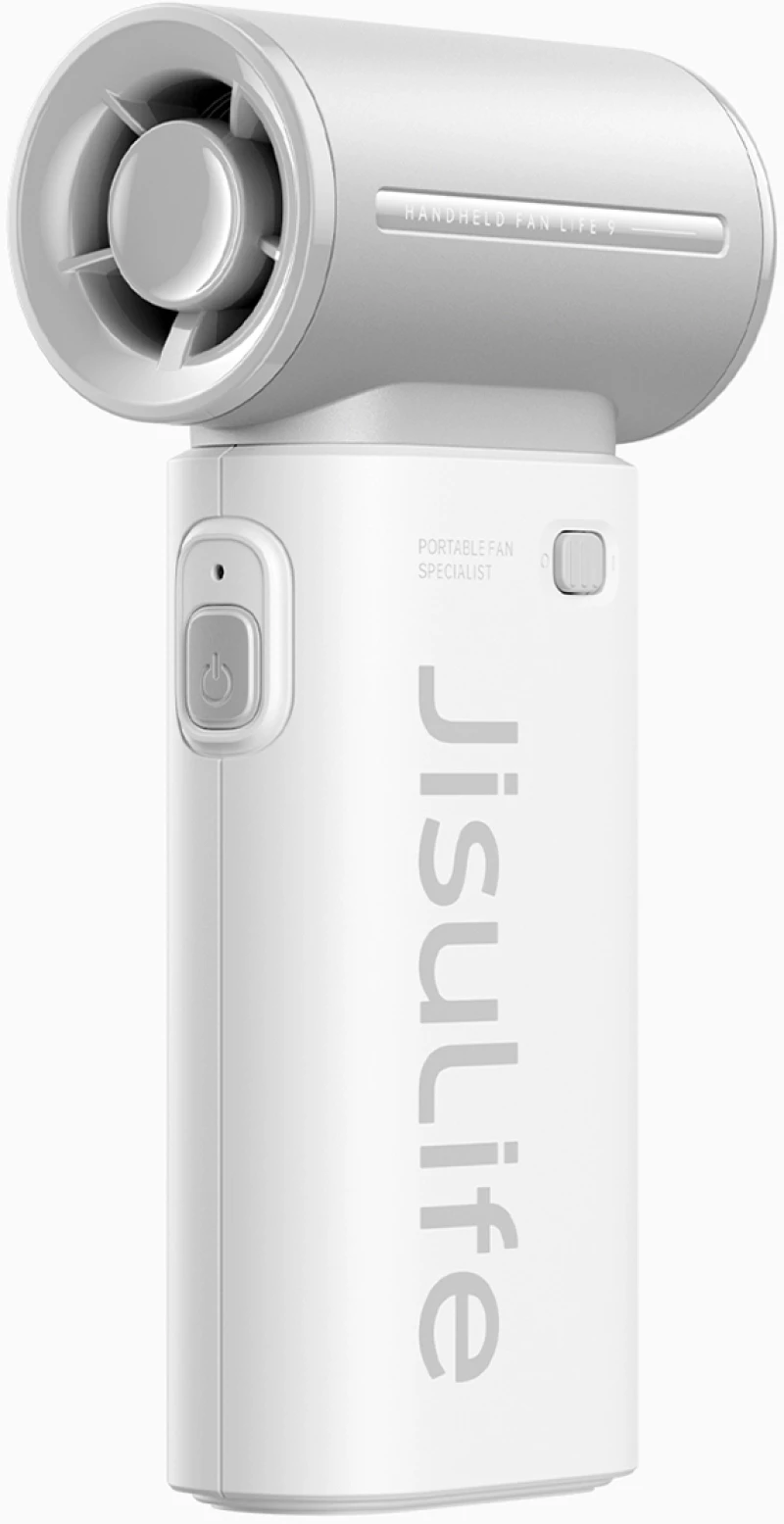 Jisulife Handheld Fan Life9 3600mAh Portable Mini Blower USB Fan - Gray