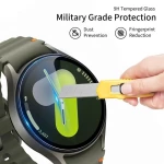 Tech-Protect Glass Fit+ 2-pack tempered glass for Samsung Galaxy Watch 8 Classic 46 mm - transparent