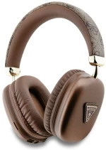 Guess Triangle Logo Over-Ear Headphones - Brown