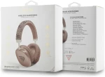 Guess Triangle Logo Over-Ear Headphones - Brown