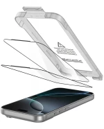 Tech-Protect Quick Set+ 2-pack tempered glass for iPhone 17 Pro Max - black