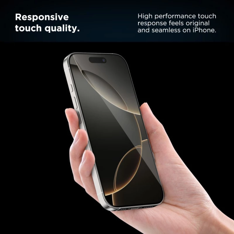 Tech-Protect Quick Set+ 2-pack tempered glass for iPhone 17 Pro Max - black