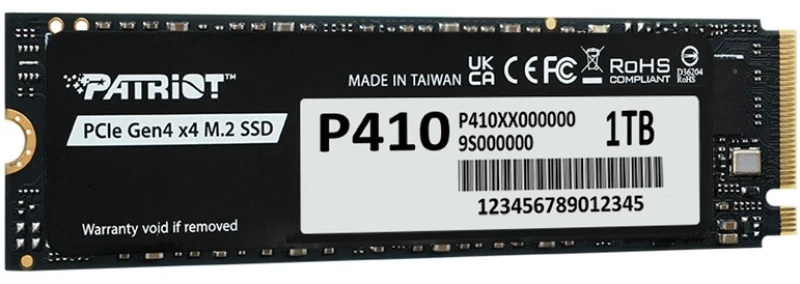 Patriot Viper P410 M.2 PCI-Ex4 NVMe 1.4 1TB 5GB/s