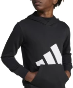 Παιδικό Φούτερ Adidas Essentials Hoodie Big Logo Μαύρο  Μαύρο