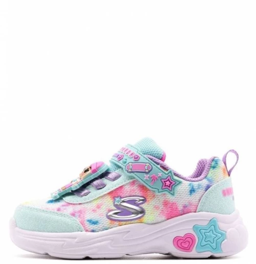 SKECHERS SNUGGLE SNEAKERS SKECH SQUAD 302214N/MTMT MINT/MULTI