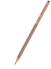 Faber Castell Μολύβι Grip 2001 Φυσικό Ξύλο Μαύρο
