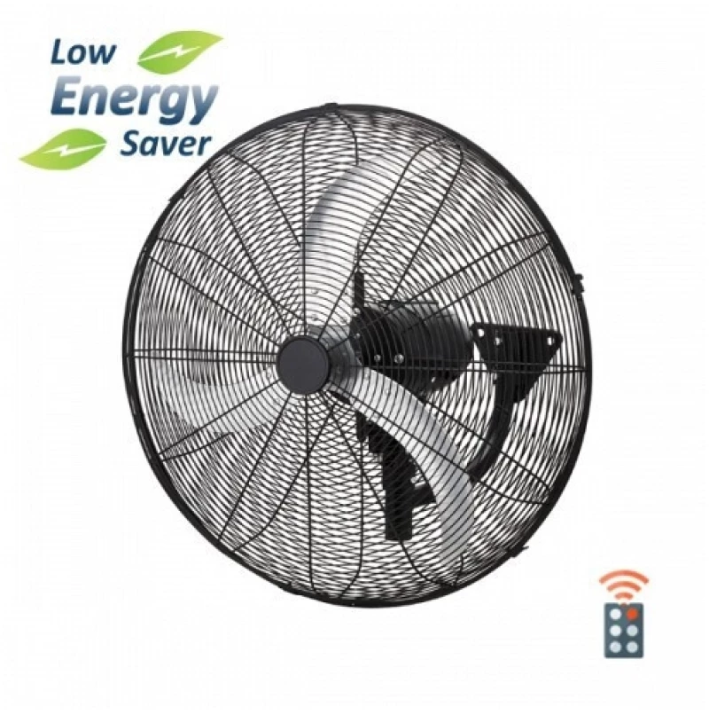 Telemax FW65-DC20AR Ανεμιστήρας Τοίχου 110W Διαμέτρου 65cm με Τηλεχειριστήριο