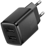 Baseus CCXJ010201 Φορτιστής Χωρίς Καλώδιο με 2 Θύρες USB-A 10.5W Μαύρος (Compact 2U)