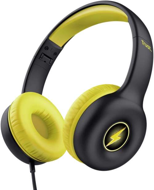 Trust TR-25406 Nouna Ενσύρματα Παιδικά On Ear Ακουστικά Μαύρα