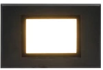 Απλίκα Χωνευτή Εξωτερικού Χώρου Sun Light VERRE-12080 Μαύρη