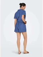 ONLY 15343206 Nova Medium Blue Denim Σορτς