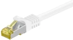 GOOBAY καλώδιο δικτύου 91090, CAT 7 S/FTP, copper, 500MHz, 0.50m, λευκό