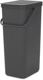 Brabantia 1004140 Κάδος απορριμμάτων Sort&Go 40L, Grey