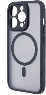 Hybrid Θήκη Σιλικόνης Με Magsafe & Metal Camera Lens Protection iPhone 16 Μαύρη