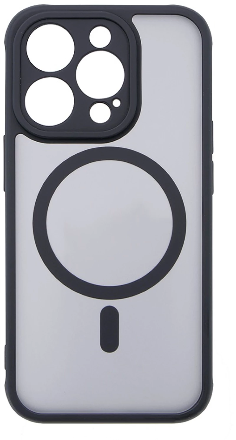 Hybrid Θήκη Σιλικόνης Με Magsafe & Metal Camera Lens Protection iPhone 16 Μαύρη