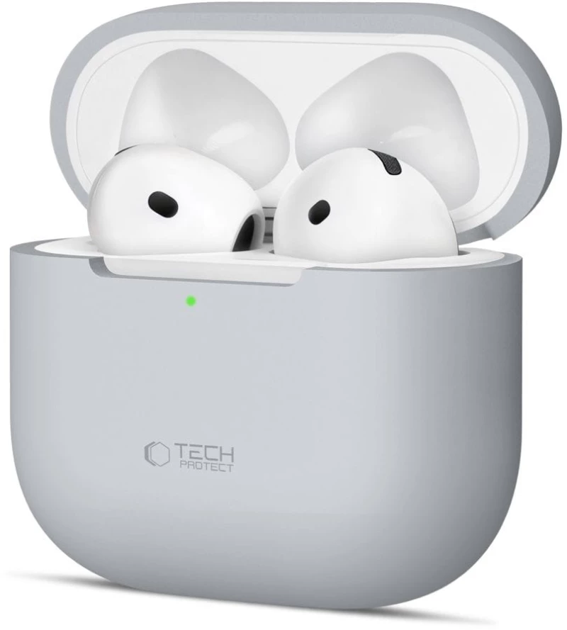 Tech-Protect Θήκη Silicone Apple AirPods 4 Crayon Grey