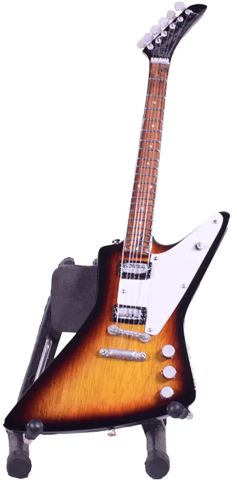 Gibson χειροποίητη ξύλινη ηλεκτρική κιθάρα μινιατούρα σε βάση 20 εκ