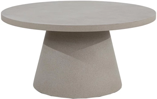 Randel στρογγυλό τραπεζάκι από τσιμέντο σε γκρι απόχρωση 80x41 εκ