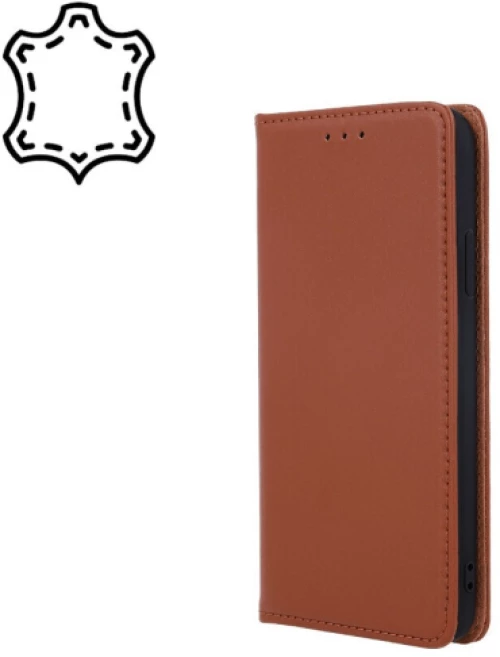TechWave Pure Leather case for Samsung Galaxy A36 5G / A56 5G brown