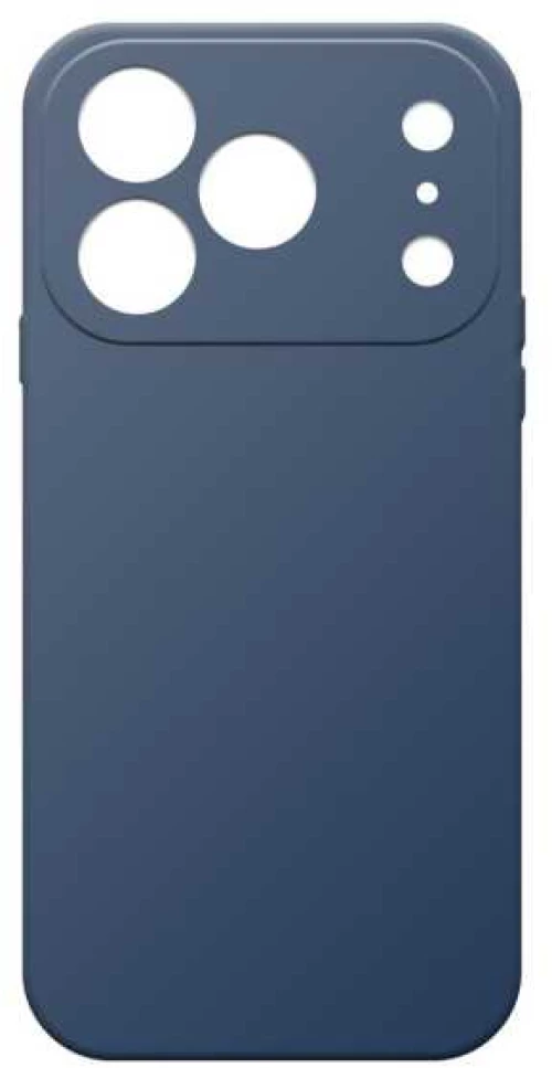 TechWave Soft Silicone case for Apple iPhone 17 Pro navy blue