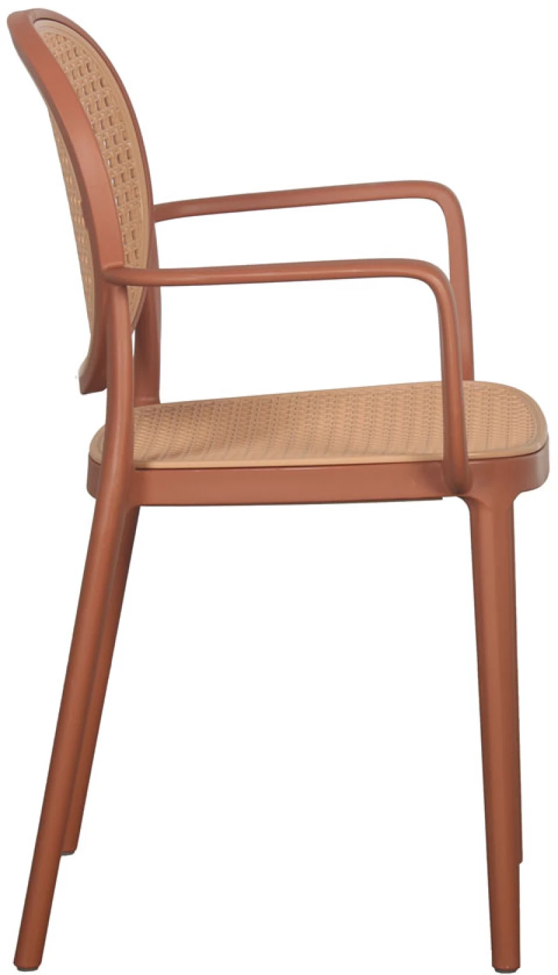RATTI/P ΚΑΡΕΚΛΑ TERRACOTTA ΦΥΣΙΚΟ 57x51x84