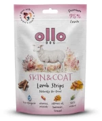OLLO Air-Dried Skin & Coat Lamb strips - dog treat - 80g