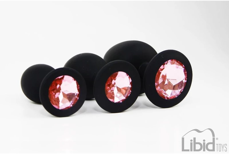CANDY LUST ANAL TRAINING JEWEL SET BLACK