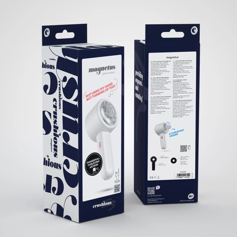 CRUSHIOUS MAGNETUS RECHARGEABLE MASTURBATOR