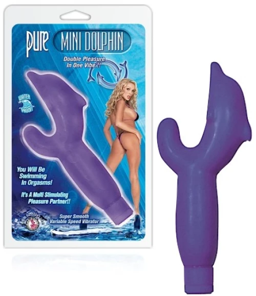 MINI DOLPHIN VIBRATOR PURPLE