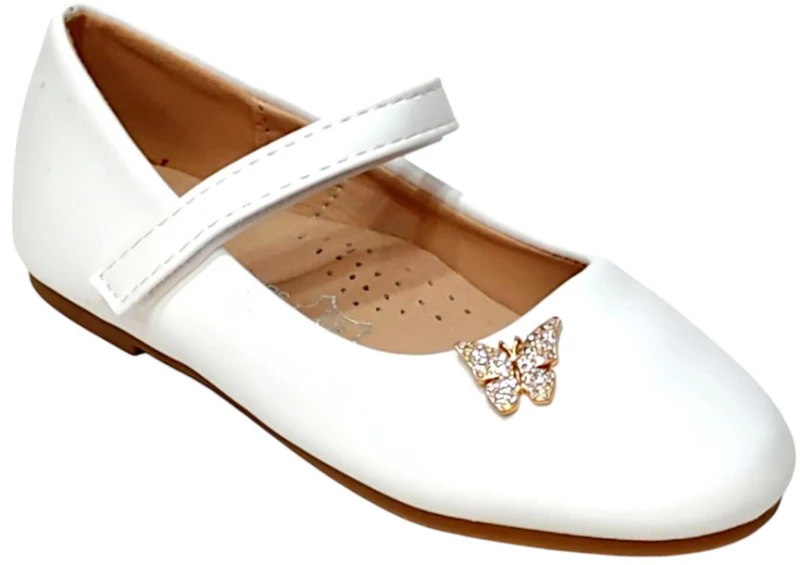 ΜΠΑΛΑΡΙΝΑ ΚΟΡΙΤΣΙ ZAK SHOES SD12216 ΑΣΠΡΟ (28-38)