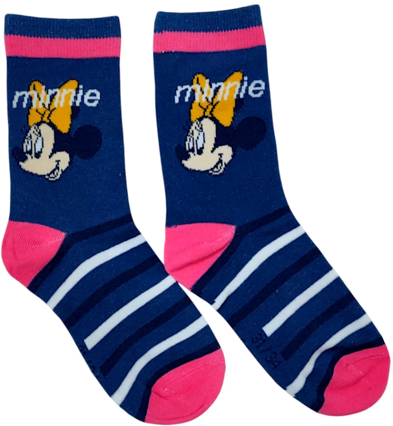ΚΑΛΤΣΕΣ (ΣΕΤ 3 ΤΜΧ) DISNEY MINNIE HW0630-2 ΠΟΛΥΧΡΩΜΕΣ (23-34)