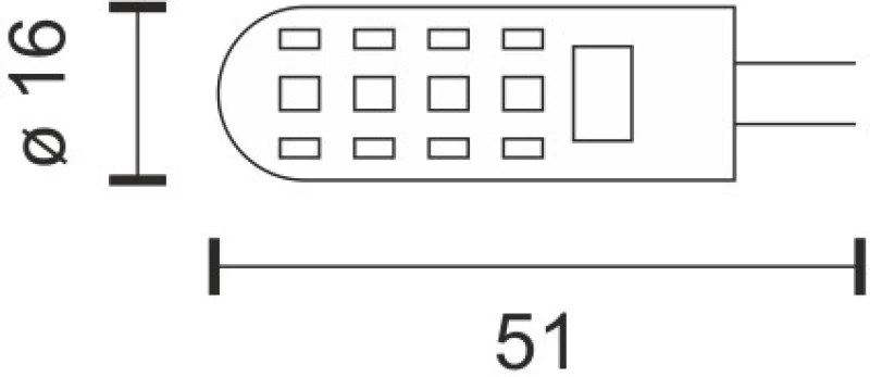 ΛΑΜΠΤΗΡAΣ LED 12V G4 5.5W 4000K 4114