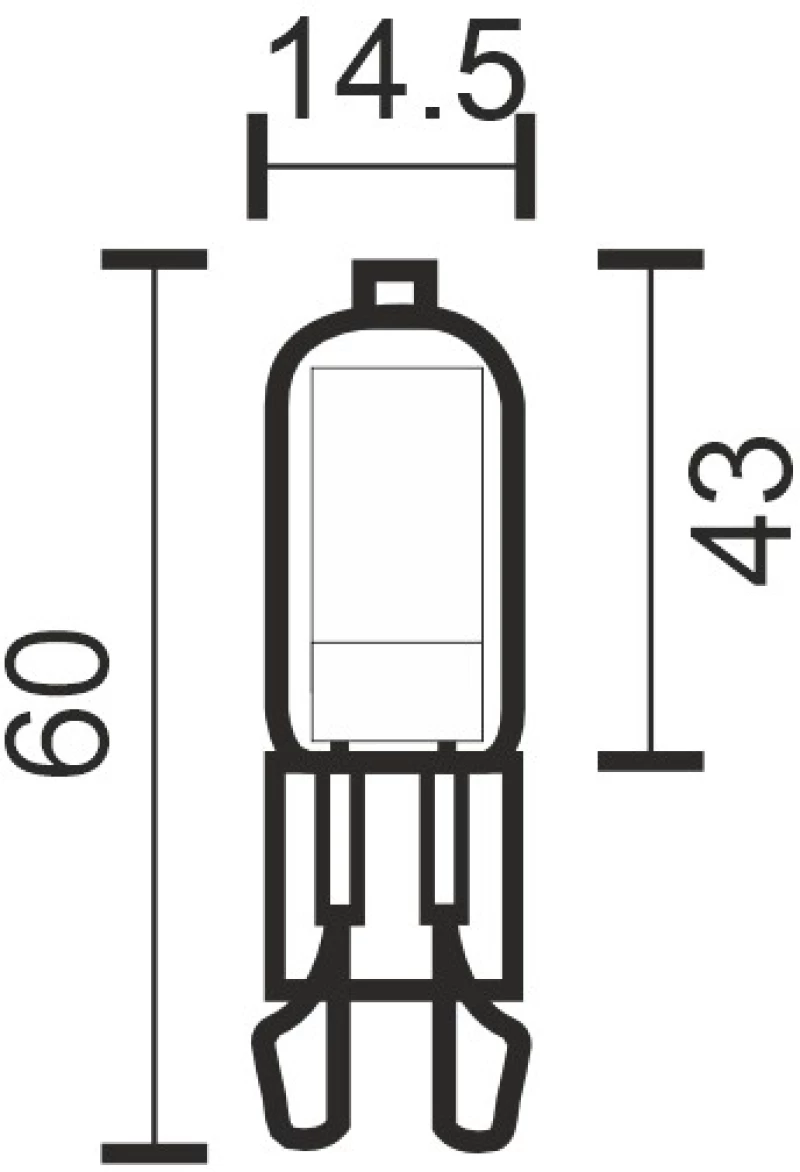 G9 COB 3W 3000K 6714