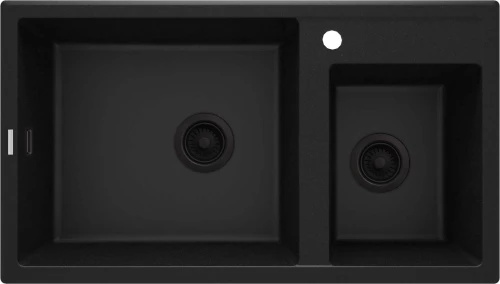 2-bowl granite sink