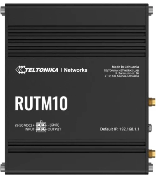 Teltonika RUTM10 wireless router Gigabit Ethernet Dual-band (2.4 GHz / 5 GHz) Black