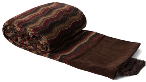 Silk Fashion ΡΙΧΤΑΡΙΑ 602 κύμα (180cm x 320cm) καφέ