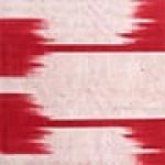 Διακοσμητική Μαξιλαροθήκη Αργαλειού Boho Ikat 35x60cm - 35x60cm - Κόκκινο