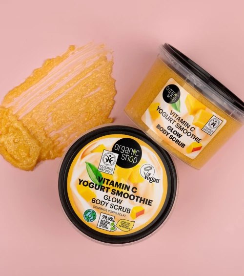Organic Shop Vitamin C Yogurt Smoothie Glow Body Scrub 250 ml