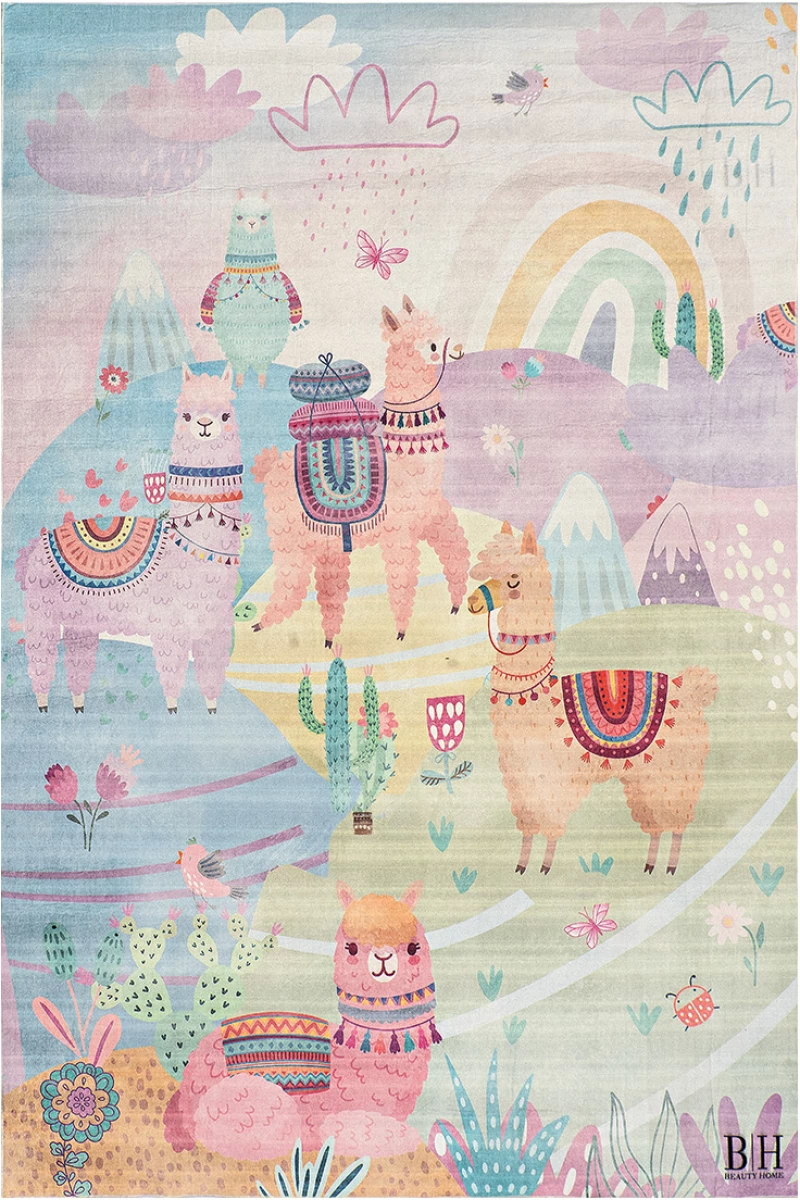 Beauty Home Χαλί παιδικό Fun Art 9587 120x180 Λιλά