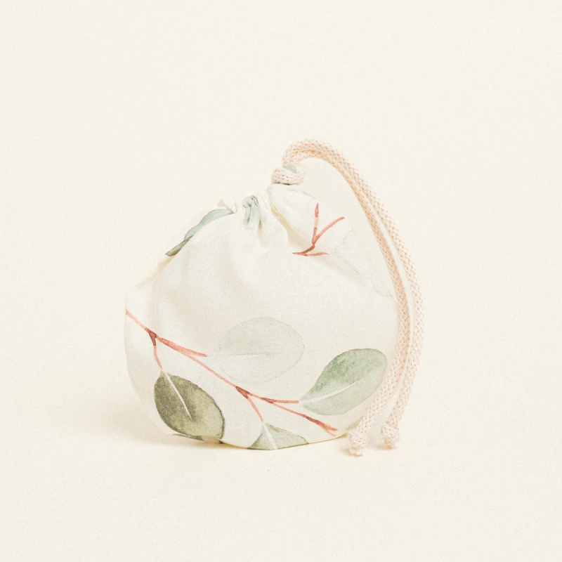 Beauty Home ΠΟΥΓΚΙ ΟΒΑΛ ΜΕ ΚΟΡΔΟΝΙ 13 x 14 cm ΠΟΠΛΙΝΑ ΕΥΚΑΛΥΠΤΟΣ