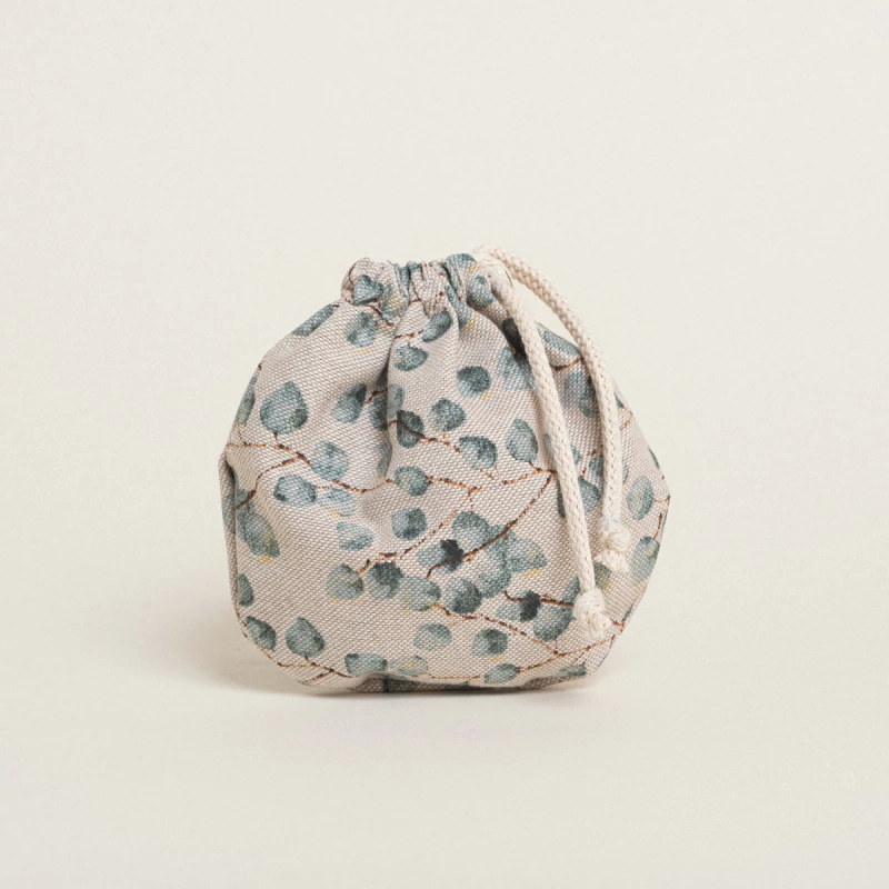 Beauty Home ΠΟΥΓΚΙ ΟΒΑΛ ΜΕ ΚΟΡΔΟΝΙ 13 x 14 cm  MINI ΕΥΚΑΛΥΠΤΟΣ