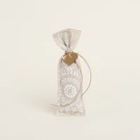 Beauty Home ΠΟΥΓΚΙ 6 x 19 cm ΛΕΥΚΑ ΜΑΝΤΑΛΑ
