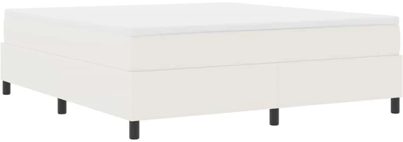 vidaXL Κρεβάτι με ελατήρια Κρεμ 180 x 200 cm Βελούδο