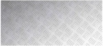 vidaXL Επιφάνειες Καρό 4 pcs Ασημί 90 x 40 cm Αλουμίνιο