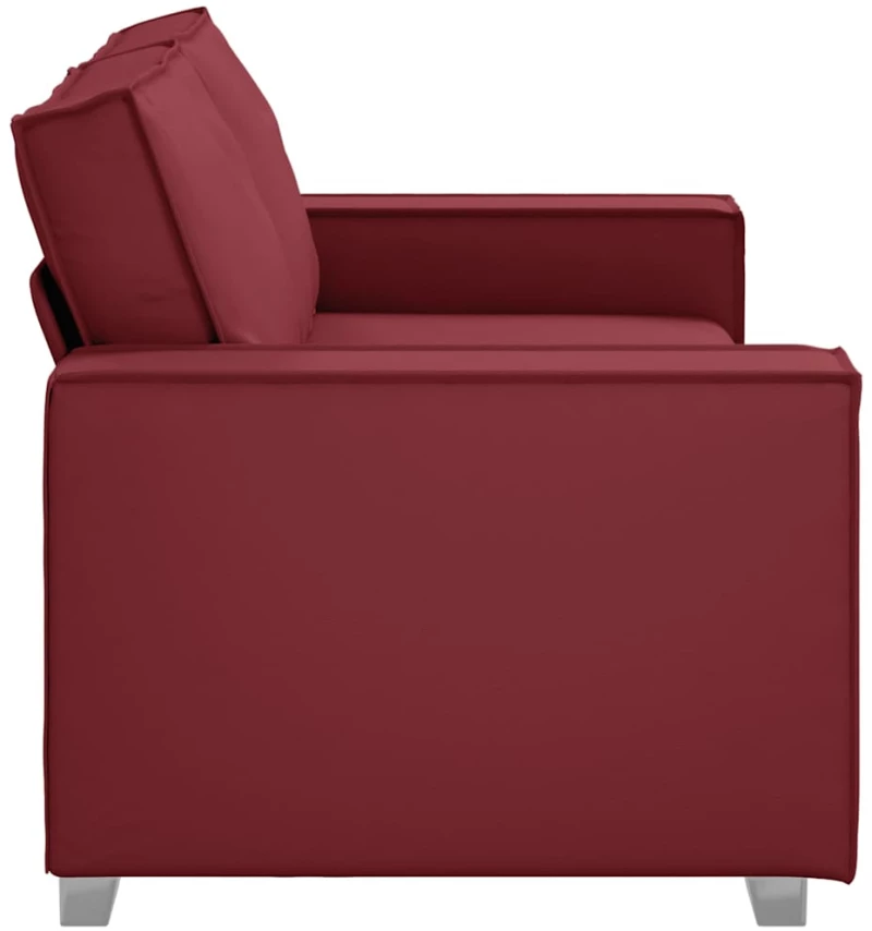 vidaXL Πολυθρόνα-καναπές Κόκκινο 180 x 78 x 84 εκ. Δερματίνη