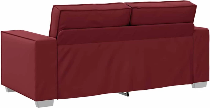 vidaXL Πολυθρόνα-καναπές Κόκκινο 180 x 78 x 84 εκ. Δερματίνη