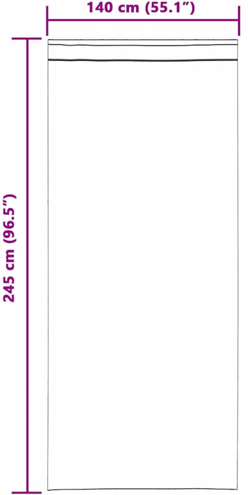 vidaXL Κουρτίνες με κουρτίνες 2 pcs Μαύρο 140 x 245 cm Βελούδο