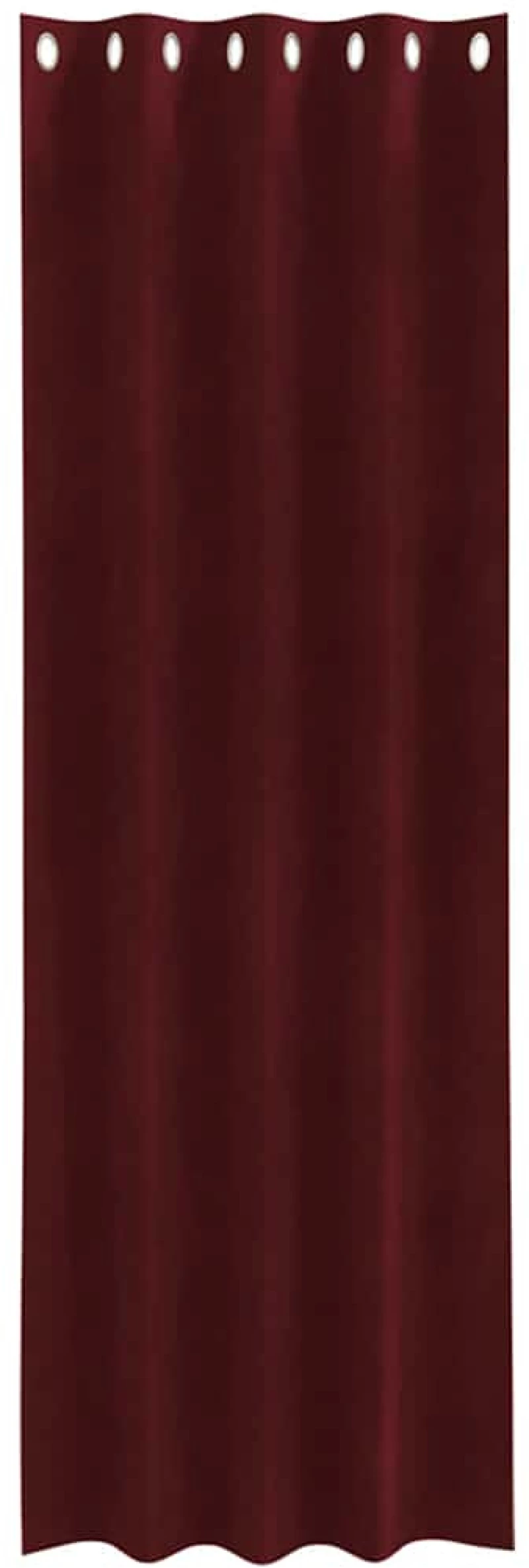 vidaXL Κουρτίνες με κουρτίνες 2 pcs Μπορντό 140 x 225 cm Βελούδο