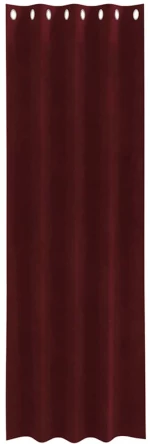 vidaXL Κουρτίνες με κουρτίνες 2 pcs Μπορντό 140 x 225 cm Βελούδο